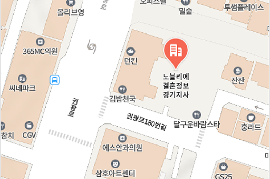 노블리에 경기지사 위치 지도